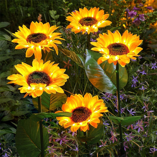 Utilo™ Solar Sunflower Garden Lights (OFFER)