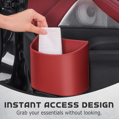 🥳2026 HOT SALE🥳💞50K+ SOLD!🚗 Leather Car Door Cup Holder – Wide‑mouth opening, easy reach for drinks & phone. Clip‑on secure fit. PU leather, tough & stylish. 🛡️✨