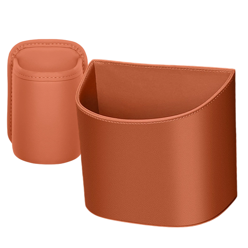 🥳2026 HOT SALE🥳💞50K+ SOLD!🚗 Leather Car Door Cup Holder – Wide‑mouth opening, easy reach for drinks & phone. Clip‑on secure fit. PU leather, tough & stylish. 🛡️✨