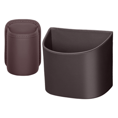 🥳2026 HOT SALE🥳💞50K+ SOLD!🚗 Leather Car Door Cup Holder – Wide‑mouth opening, easy reach for drinks & phone. Clip‑on secure fit. PU leather, tough & stylish. 🛡️✨
