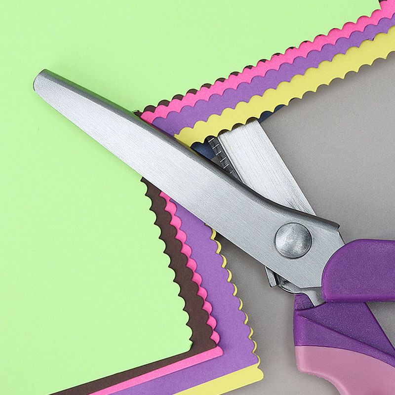 🥳✨Multipurpose zigzag scissors, serrated scissors✂️🧵