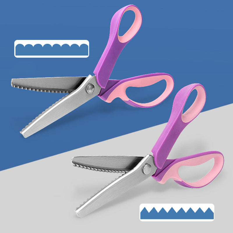 🥳✨Multipurpose zigzag scissors, serrated scissors✂️🧵