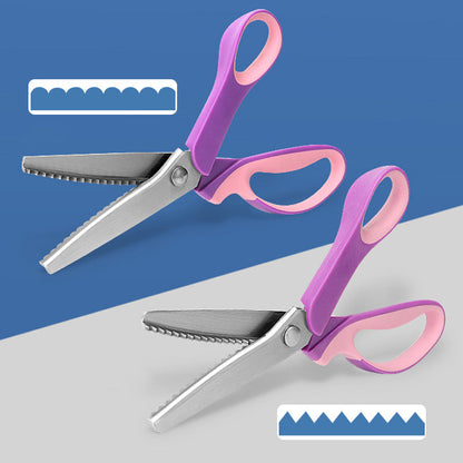 🥳✨Multipurpose zigzag scissors, serrated scissors✂️🧵