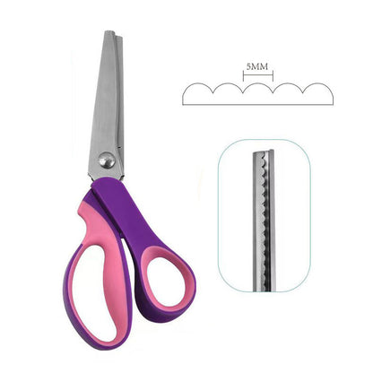 🥳✨Multipurpose zigzag scissors, serrated scissors✂️🧵