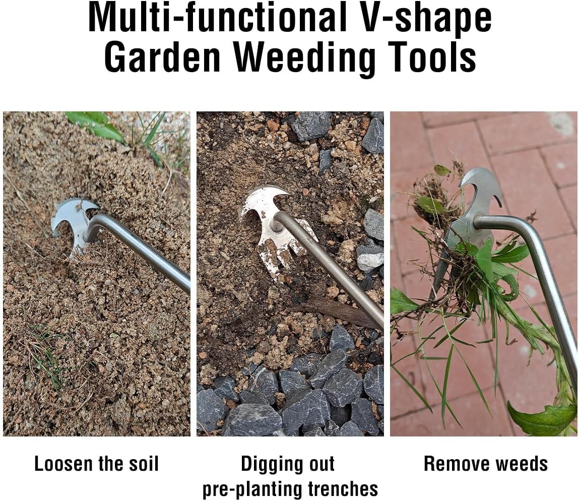 💐Weed Remover – Weed Puller, Effective at Removing Weeds & Easy to Use（offer）