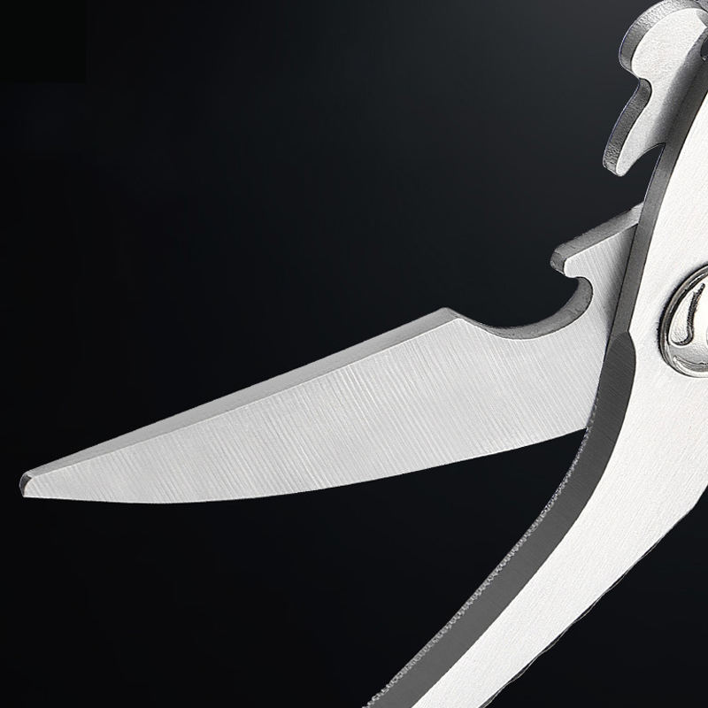 Utilo™ ✂️ 50% OFF NOW! 🔪 Heavy-Duty Multifunctional Kitchen Shears – 3Cr13 Stainless Steel, Ergonomic Grip & Safety Lock 🍗