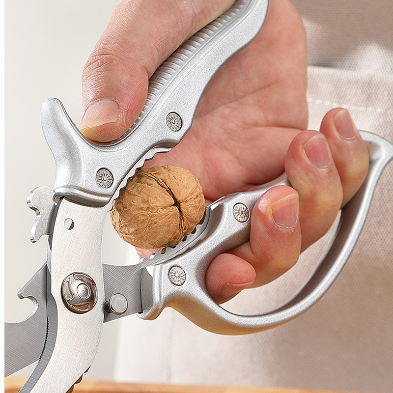 Utilo™ ✂️ 50% OFF NOW! 🔪 Heavy-Duty Multifunctional Kitchen Shears – 3Cr13 Stainless Steel, Ergonomic Grip & Safety Lock 🍗