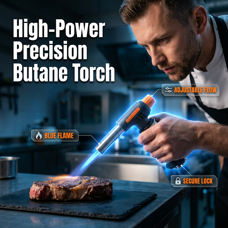 🔥LAST DAY SALE - 50% OFF🔥Portable Multi-Function Butane Torch (offer)