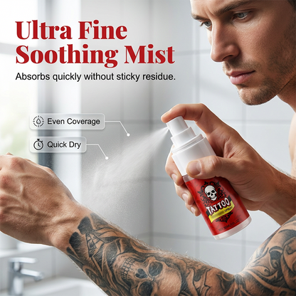 🎨 50% OFF | Tattoo Aftercare Moisturizing Spray 💧 Hydrating Mist for Vibrant & Healthy Ink (Offer)