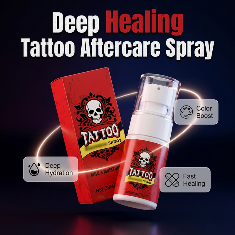 🎨 50% OFF | Tattoo Aftercare Moisturizing Spray 💧 Hydrating Mist for Vibrant & Healthy Ink (Offer)