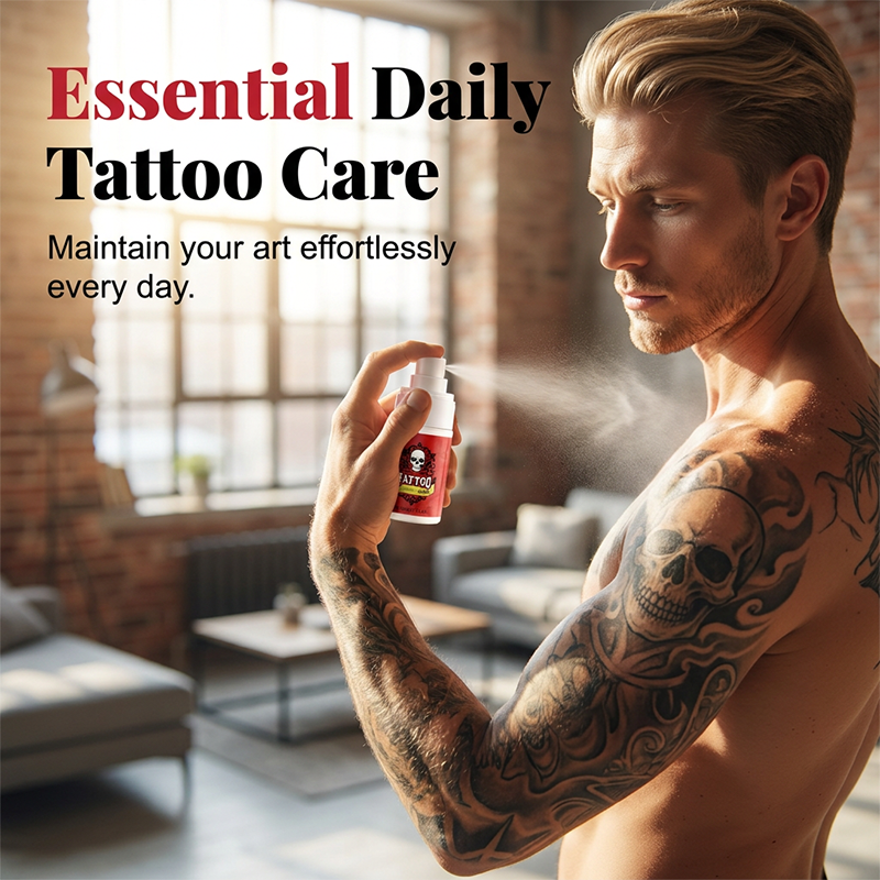 🎨 50% OFF | Tattoo Aftercare Moisturizing Spray 💧 Hydrating Mist for Vibrant & Healthy Ink (Offer)