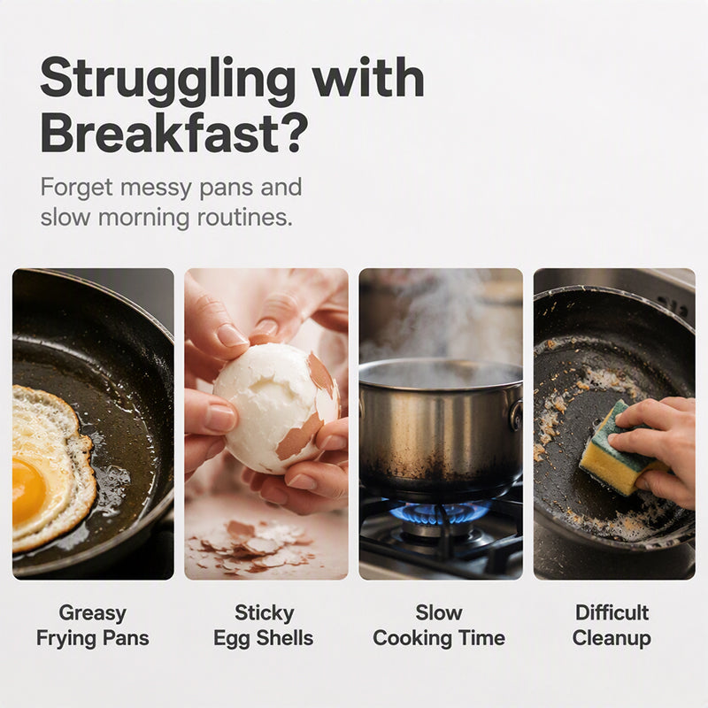 Microwave Egg Poacher ! Dual‑cavity, non‑stick & easy clean. Healthier than frying – stock up & save! 🏠✅ (offer)