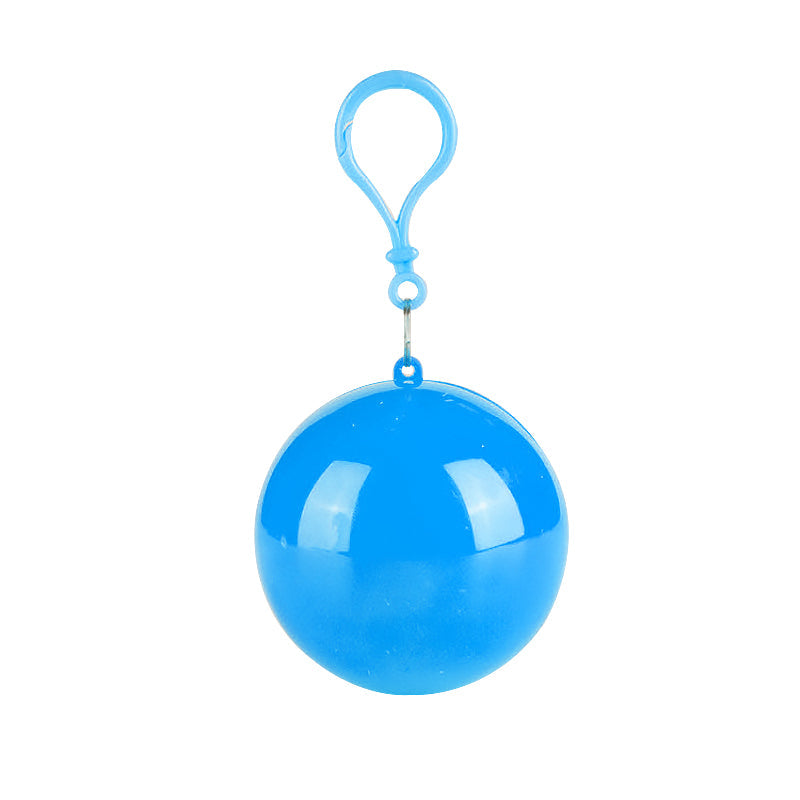 Light Blue RainReady capsule with matching plastic carabiner clip
