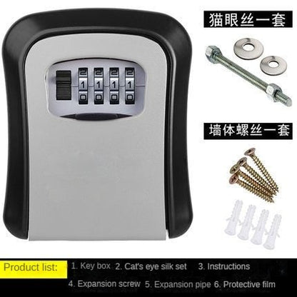 🔐 LIMITED‑TIME 50% OFF! 💐 Wall‑Mounted 4‑Digit Key Safe Box – Heavy‑Duty, Weather‑Resistant ✨