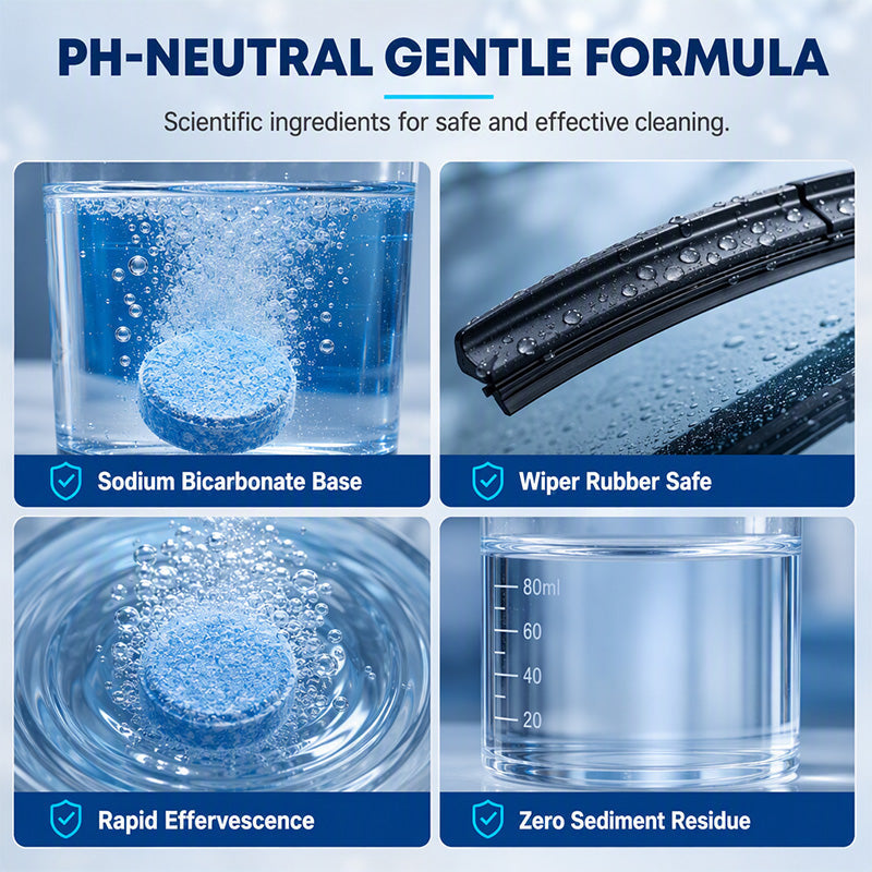 🔥🔥LAST DAY SALE ONLY $0.79!!🔥Car Windshield Cleaning Effervescent Tablets