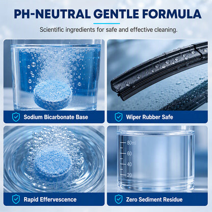 🔥🔥LAST DAY SALE ONLY $0.79!!🔥Car Windshield Cleaning Effervescent Tablets