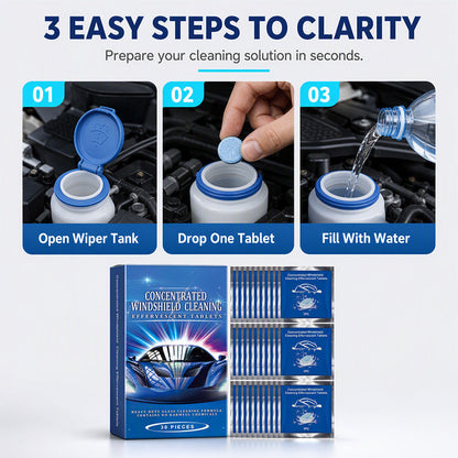 🔥🔥LAST DAY SALE ONLY $0.79!!🔥Car Windshield Cleaning Effervescent Tablets
