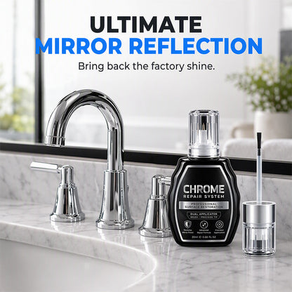 🚗 Chrome Restoration Set – Removes Oxidation & Restores High-Gloss Metallic Finish(offer)