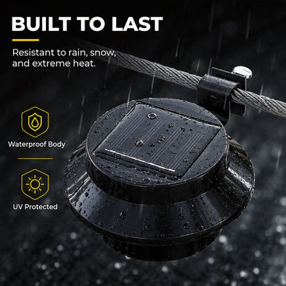 🅷Utilo™ Outdoor Waterproof Solar LED Gutter Wall Lights (offer)