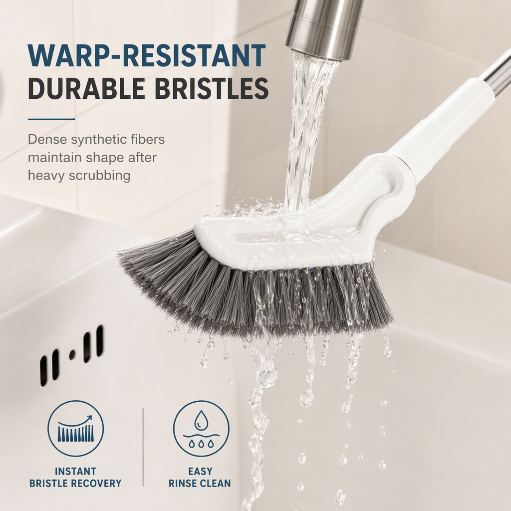 🔥Multifunctional Extendable Long Handle Floor Scrub Brush (offer)