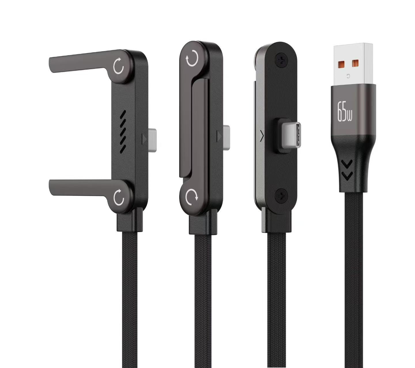 ⚡️240w super fast charging📱Invisible Holder Charger Cable with Stand